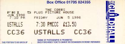 Corrs Ticket